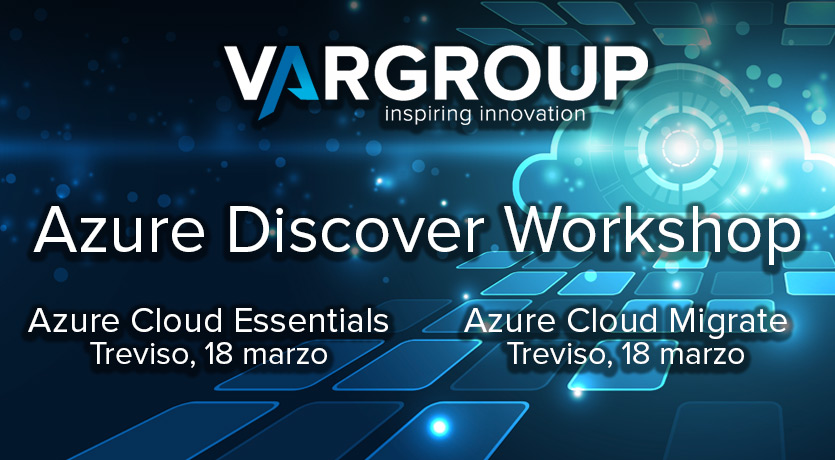 Se vuoi approfondire e consolidare le tue conoscenze sul cloud Microsoft, non perdere i prossimi Azure workshop a Treviso, il 18 marzo.