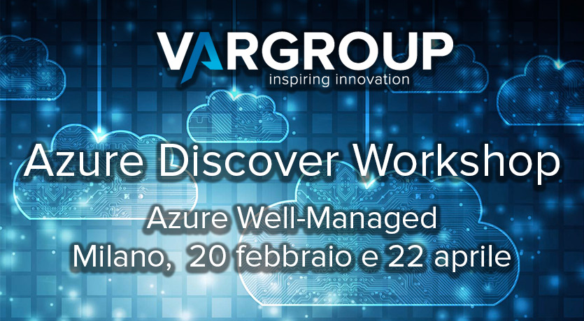 Se vuoi approfondire e consolidare le tue conoscenze sul cloud Microsoft, non perdere i prossimi Azure workshop a Milano, il 20 febbraio e il 22 aprile.