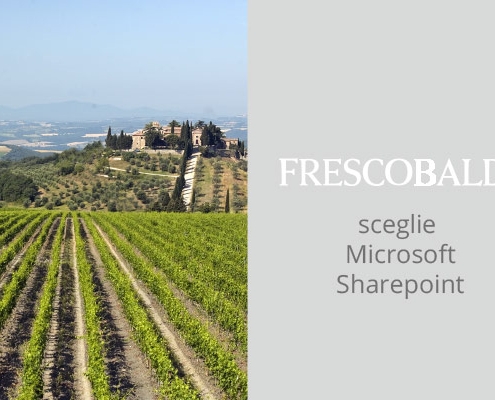Var Group ha realizzato per Frescobaldi un portale su Microsoft SharePoint per fornire agli agenti un unico punto di accesso alle informazioni aziendali.