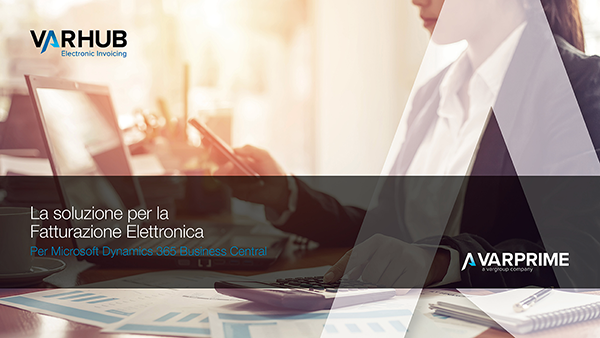 Copertina AppSource VarHub Electronic Invoicing Copertina AppSource VarHub Electronic Invoicin