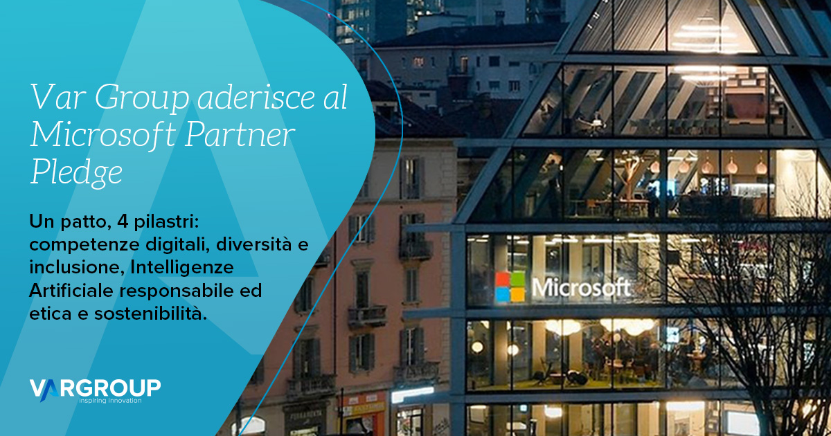 Var Group aderisce al Microsoft Partner Pledge